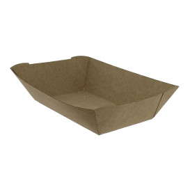 Barquette Carton Kraft-Kraft 15,5x9x5,5cm 780ml (450 Utés)