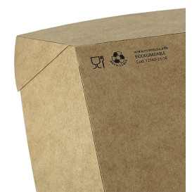 Barquette Carton Kraft-Kraft 15,5x9x5,5cm 780ml (450 Utés)