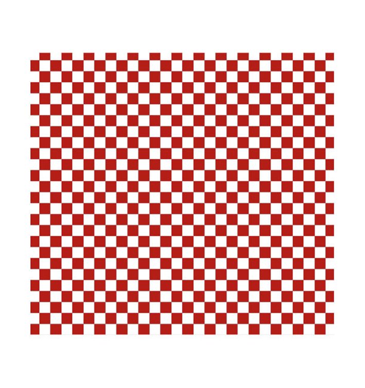Papier Ingraissable “Vichy” Rouge 28x31cm (1000 Utés) Papier Ingraissable “Vichy” Rouge 28x31cm (1000 Utés)