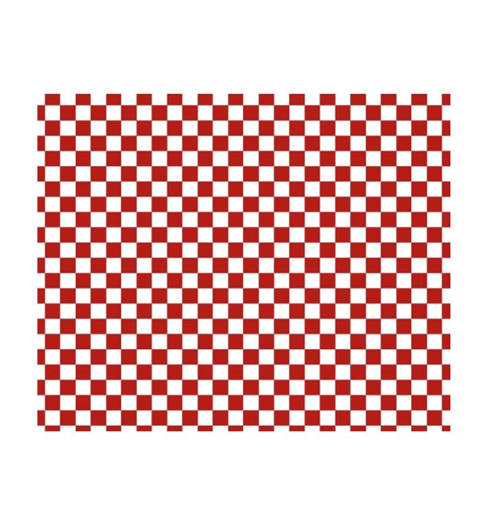Papier Ingraissable “Vichy” Rouge 20x24,5cm (1000 Utés) Papier Ingraissable “Vichy” Rouge 20x24,5cm (1000 Utés)