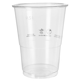 Verre Plastique PP Transparent 650ml (50 Utés)