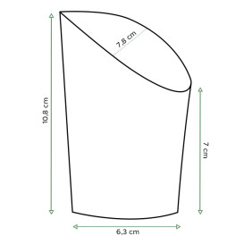 Gobelet Carton Ingraissable Effet Kraft Petit (1320 Unités)