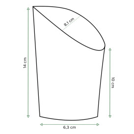 Gobelet Carton Ingraissable Effet Kraft Grand (1320 Unités)