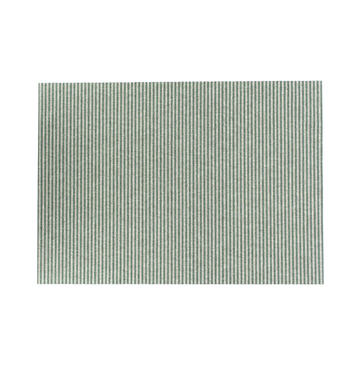 Set de Table "Day Drap" Ligne Verte 32x45cm (12 Utés) Set de Table "Day Drap" Ligne Verte 32x45cm (12 Utés)