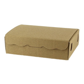 Boîte Chocolats et Bonbons Kraft 20x13x5,5cm 1000g (100 Utés) 