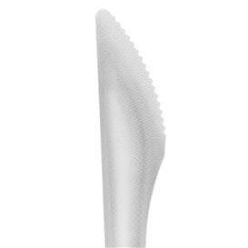 Couteau en Canne à Sucre Blanc 16cm (50 Utés)