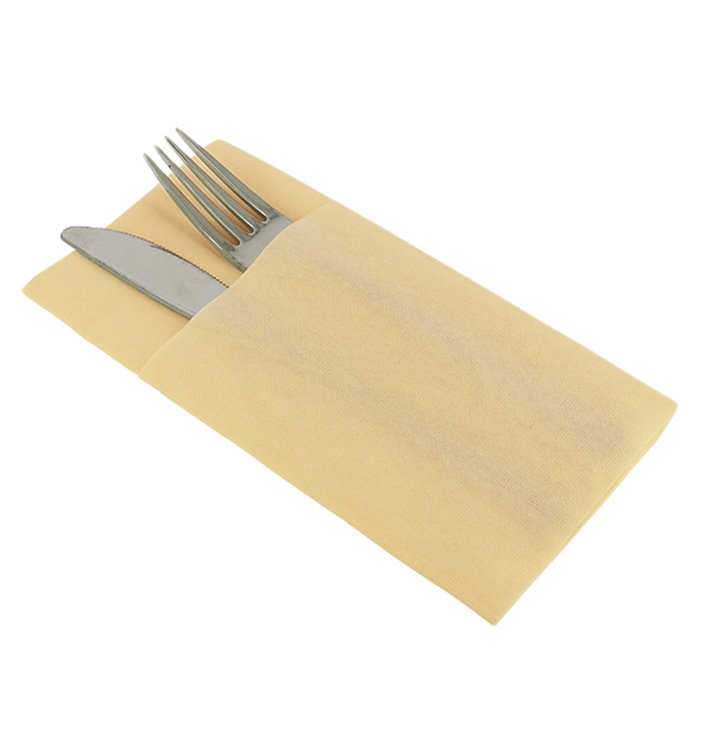 Serviette Kangourou en Airlaid Crème 40x40cm (30 unités) Serviette Kangourou en Airlaid Crème 40x40cm (30 unités)