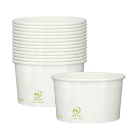 Pot à glace en Carton Ecologique 100ml (2600 Unités)