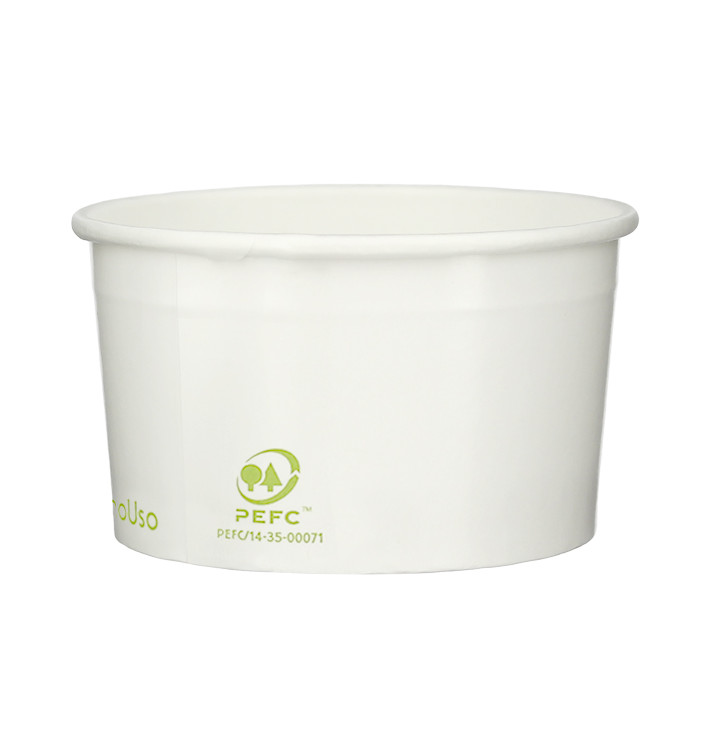 Pot à glace en Carton Ecologique 100ml (65 Unités) Pot à glace en Carton Ecologique 100ml (65 Unités)