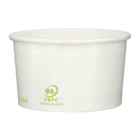 Pot à glace en Carton Ecologique 100ml (65 Unités)