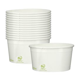 Pot à glace en Carton Ecologique 140ml (60 Unités)
