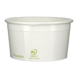 Pot à glace en Carton Ecologique 175ml (50 Unités)