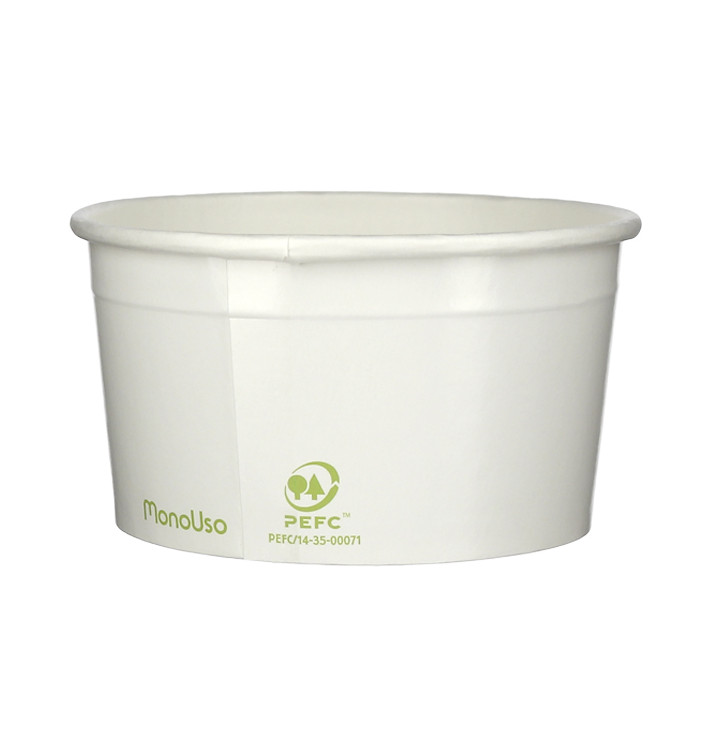 Pot à glace en Carton Ecologique 175ml (50 Unités) Pot à glace en Carton Ecologique 175ml (50 Unités)