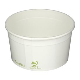 Pot à glace en Carton Ecologique 175ml (50 Unités)