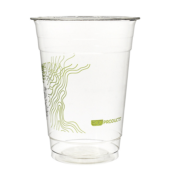 Gobelet Amidon de Maïs PLA "Green Stripe" 470ml (1.000 Utés) Gobelet Amidon de Maïs PLA "Green Stripe" 470ml (1.000 Utés)