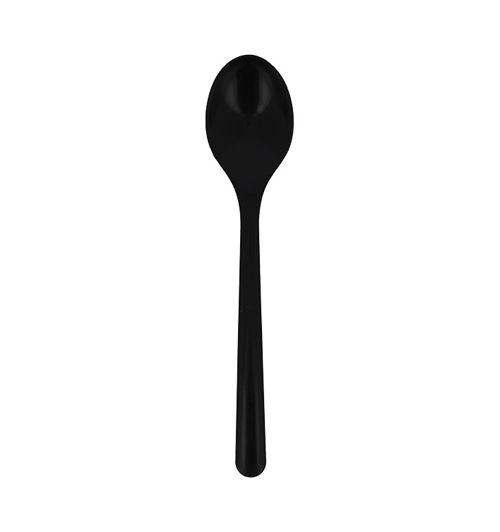 Petite Cuillère réutilisable PP minéral "Hercules" Noir 130mm (50 Utés) Petite Cuillère réutilisable PP minéral "Hercules" Noir 130mm (50 Utés)