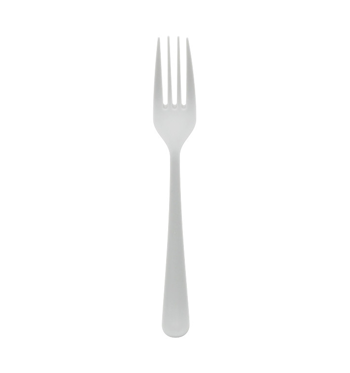 Fourchette réutilisable PP minéral "Gaia" blanc 190mm (100 Utés) Fourchette réutilisable PP minéral "Gaia" blanc 190mm (100 Utés)