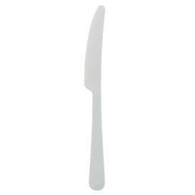 Couteau réutilisable PP Minéral "Gaia" Blanc 197mm (200 Utés)
