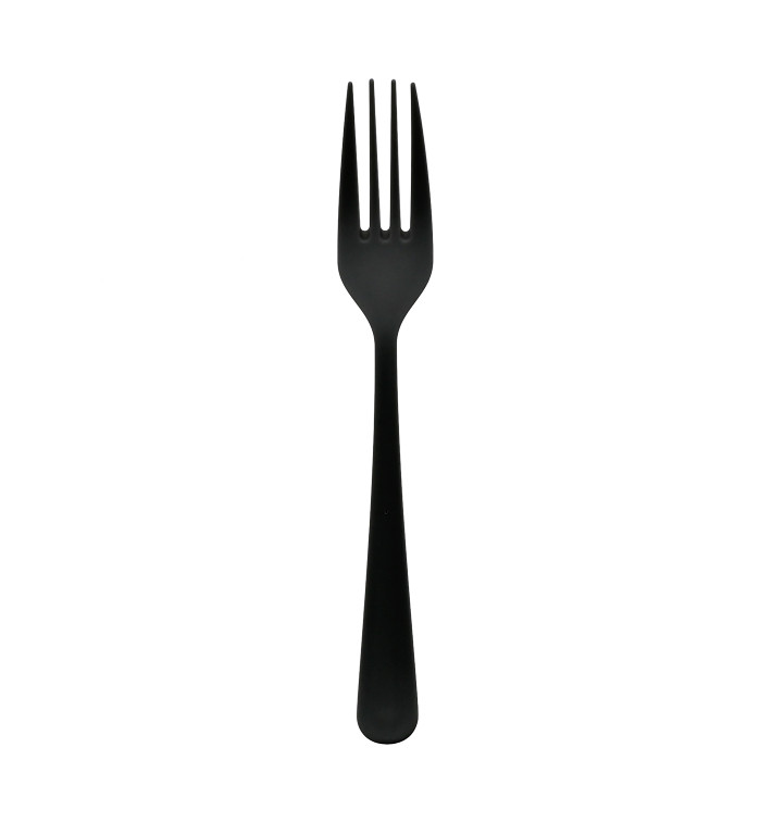 Fourchette réutilisable PP minéral "Gaia" Noir 190mm (10 Utés) Fourchette réutilisable PP minéral "Gaia" Noir 190mm (10 Utés)