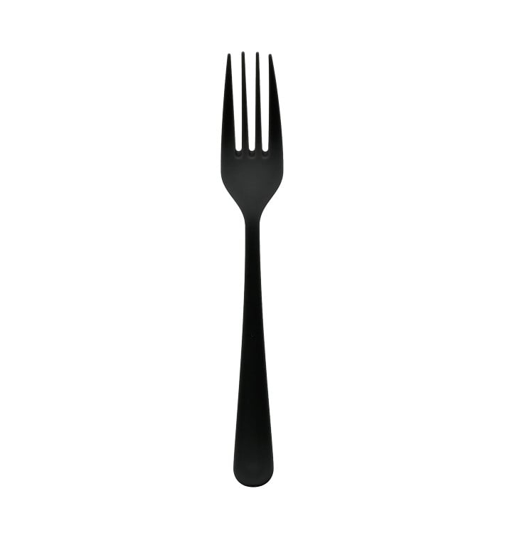 Fourchette réutilisable PP minéral "Gaia" Noir 190mm (100 Utés) Fourchette réutilisable PP minéral "Gaia" Noir 190mm (100 Utés)