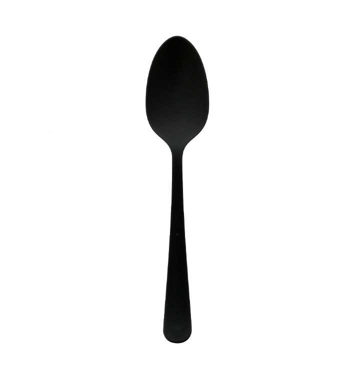 Cuillère réutilisable PP Minéral "Gaia" Noir 190mm (600 Utés) Cuillère réutilisable PP Minéral "Gaia" Noir 190mm (600 Utés)