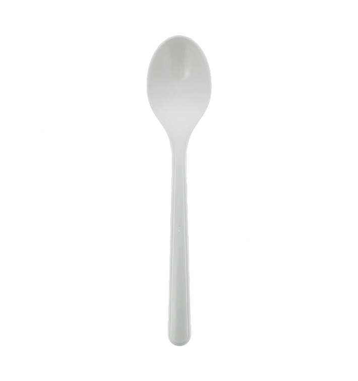 Petite Cuillère réutilisable PP minéral "Hercules" Blanc 130mm (50 Utés) Petite Cuillère réutilisable PP minéral "Hercules" Blanc 130mm (50 Utés)