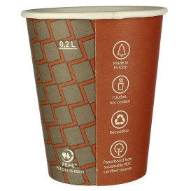 Gobelet Carton Cupmatic 9 Oz/280ml Ø8,0cm (50 Utés)