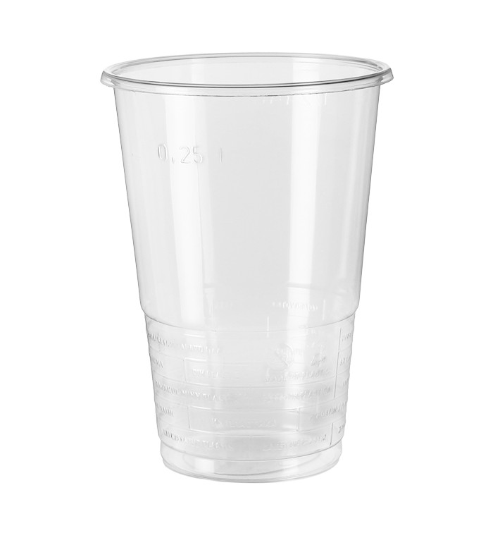 Gobelet Plastique Réutilisable PP Transparent 330ml Ø7,9cm (50 Utés)