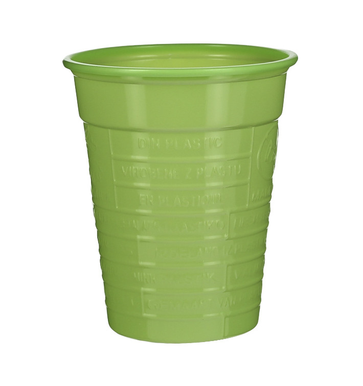 Gobelet Plastique PS Vert citron 200ml Ø7cm (1.500 Utés) Gobelet Plastique PS Vert citron 200ml Ø7cm (1.500 Utés)