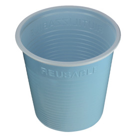 Gobelet Plastique PS Bicolore Bleu Clair 230ml (420 Utés)