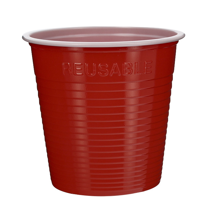 Gobelet Plastique PS Rouge 230ml (420 Utés) Gobelet Plastique PS Rouge 230ml (420 Utés)