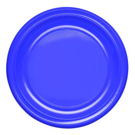 Assiette Creuse Réutilisable Economique PS Bleu foncé Ø20,5cm (25 Utés)