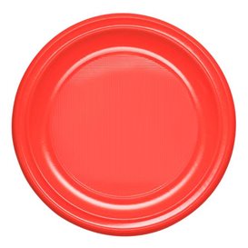 Assiette Plate Réutilisable Economique PS Rouge Ø22cm (200 Utés)