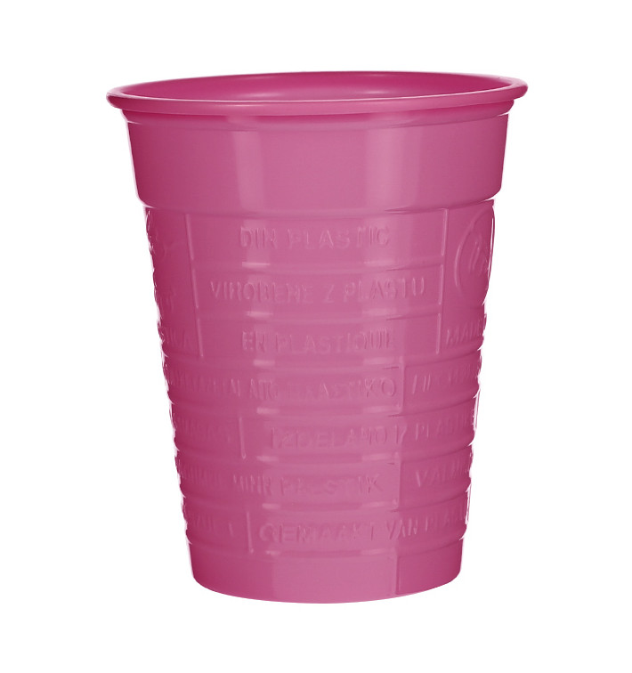 Gobelet Plastique PS Fuchsia 200ml Ø7cm (50 Utés) Gobelet Plastique PS Fuchsia 200ml Ø7cm (50 Utés)