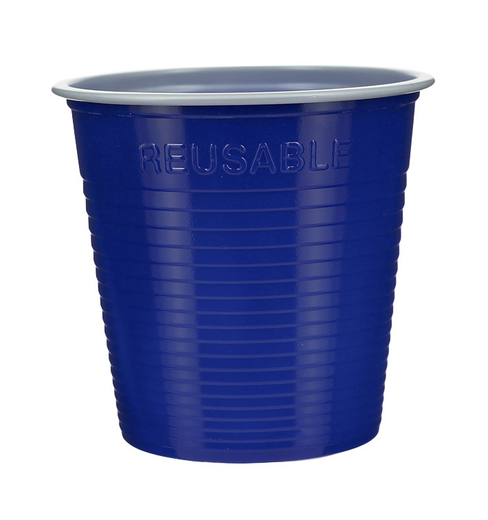 Gobelet Économique Réutilisable PS Bicolore Bleu 230ml (30 Utés) Gobelet Économique Réutilisable PS Bicolore Bleu 230ml (30 Utés)