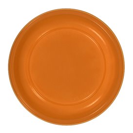 Assiette Creuse Réutilisable Economique PS Orange Ø20,5cm (25 Utés)
