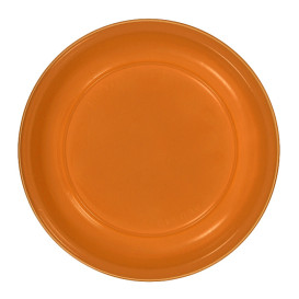 Assiette Creuse Réutilisable Economique PS Orange Ø20,5cm (25 Utés)