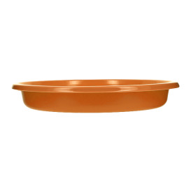 Assiette Creuse Réutilisable Economique PS Orange Ø20,5cm (150 Utés)