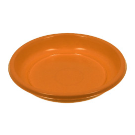 Assiette Creuse Réutilisable Economique PS Orange Ø20,5cm (150 Utés)