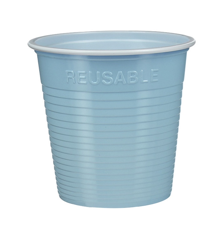 Gobelet Économique Réutilisable PS Bicolore Bleu Clair 230ml (30 Utés) Gobelet Économique Réutilisable PS Bicolore Bleu Clair 230ml (30 Utés)