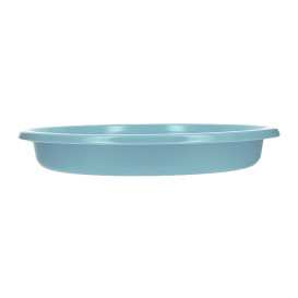 Assiette Creuse Réutilisable Economique PS Bleu Clair Ø20,5cm (25 Utés)