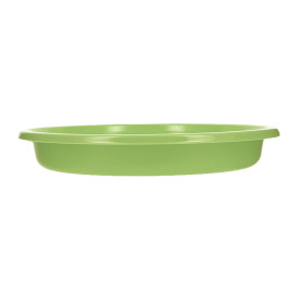 Assiette Creuse Réutilisable Economique PS Vert Citron Ø20,5cm (25 Utés)