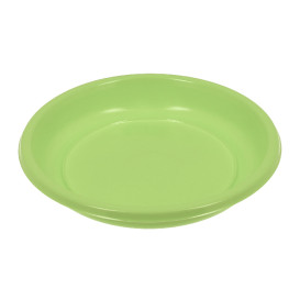 Assiette Creuse Réutilisable Economique PS Vert Citron Ø20,5cm (150 Utés)