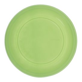 Assiette Plate Réutilisable Economique PS Vert Citron Ø22cm (200 Utés)