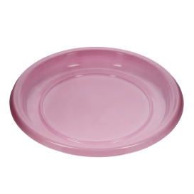 Assiette Plate Réutilisable Economique PS Rose Ø22cm (200 Utés)