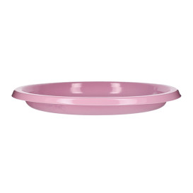 Assiette Plate Réutilisable Economique PS Rose Ø22cm (200 Utés)