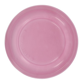 Assiette Plate Réutilisable Economique PS Rose Ø22cm (25 Utés)