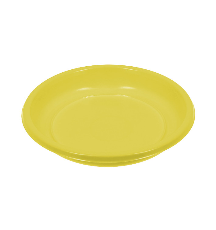 Assiette Creuse Réutilisable Economique PS Jaune Ø22cm (250 Utés)