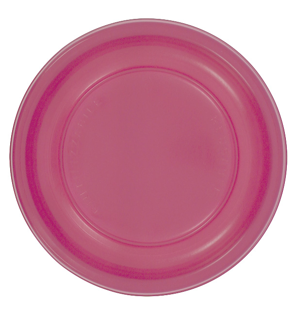 Assiette Plate Réutilisable Economique PS Fuchsia Ø22cm (200 Utés)