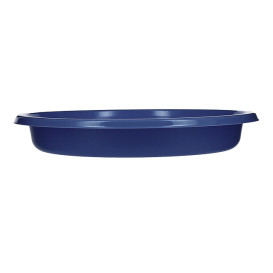 Assiette Creuse Réutilisable Economique PS Bleu foncé Ø20,5cm (25 Utés)
